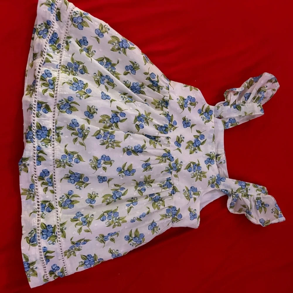 Striped Blue and White Kids Shorts